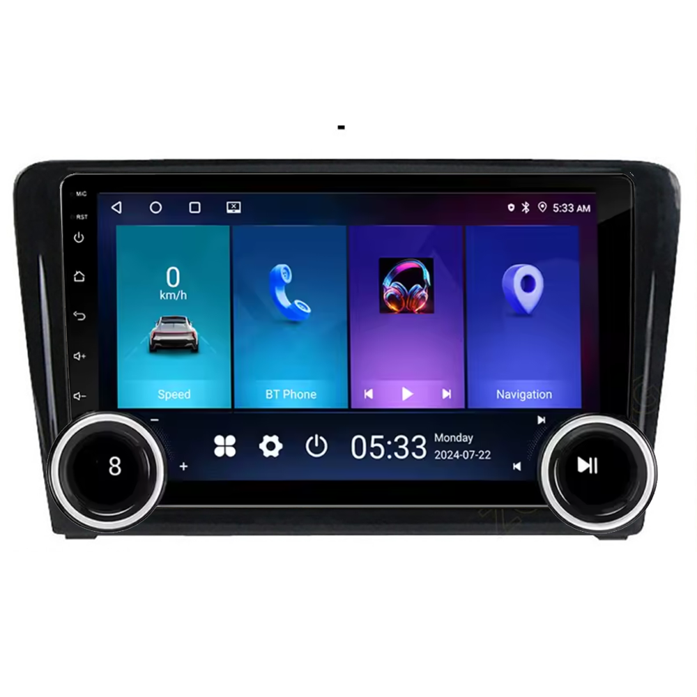 Navigatie AUTONAV Android GPS Dedicata Skoda Rapid 2012-2020, Model Elite, Memorie 256GB Stocare, 12GB DDR3 RAM, Display 10″ Full-Touch, WiFi, 2 x USB, Bluetooth, 4G, Octa-Core 8 * 2.0GHz, 4 * 50W Audio