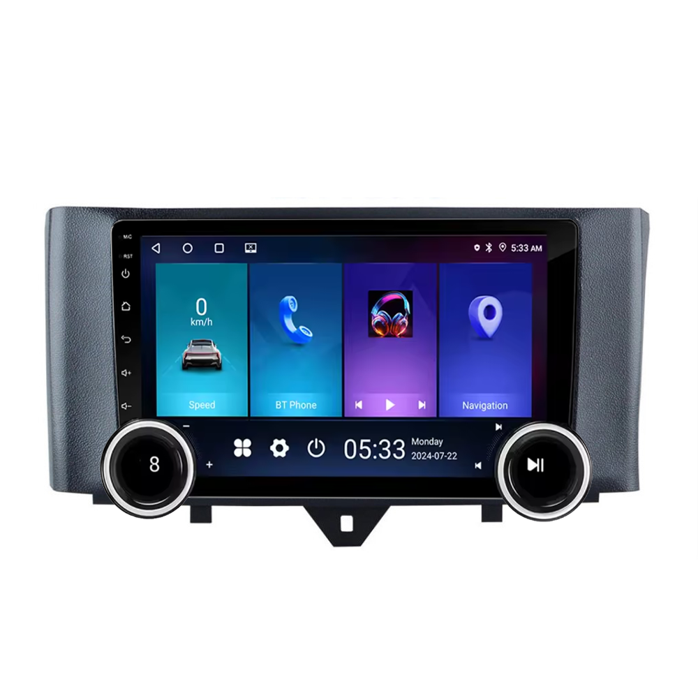 Navigatie AUTONAV Android GPS Dedicata Smart Fortwo 2007-2014, Model Elite, Memorie 64GB Stocare, 4GB DDR3 RAM, Display 10″ Full-Touch, WiFi, 2 x USB, Bluetooth, 4G, Octa-Core 8 * 2.0GHz, 4 * 50W Audio