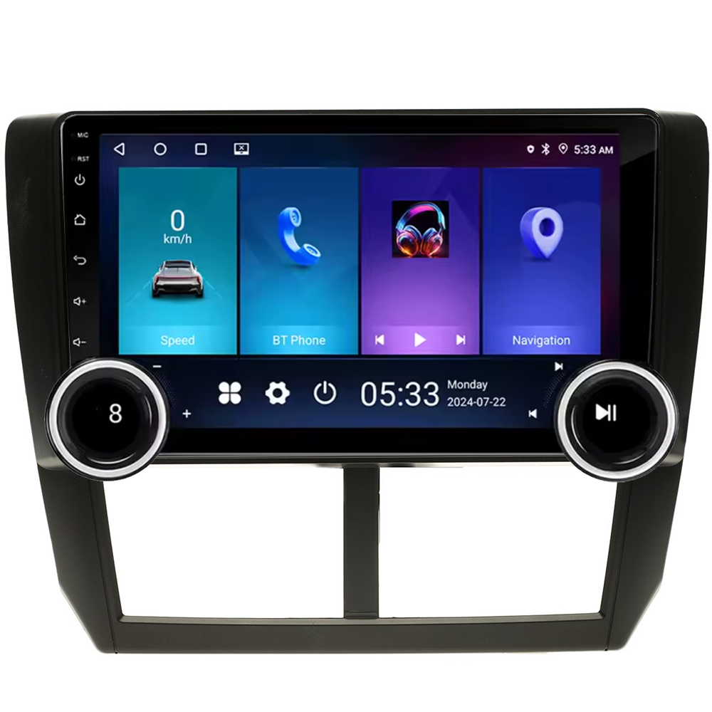 Navigatie AUTONAV Android GPS Dedicata Subaru Forester 2008-2012 si Impreza 2007-2013, Model Elite, Memorie 64GB Stocare, 4GB DDR3 RAM, Display 10″ Full-Touch, WiFi, 2 x USB, Bluetooth, 4G, Octa-Core 8 * 2.0GHz, 4 * 50W Audio