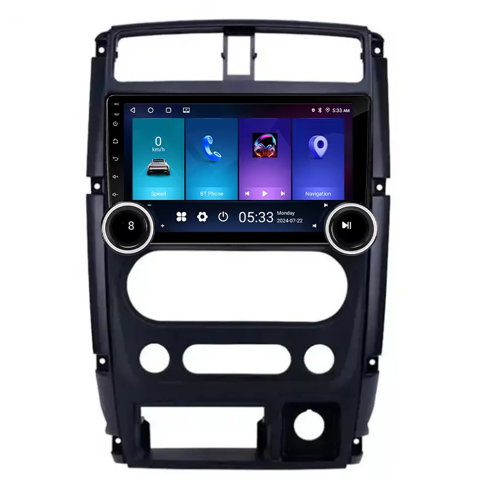 Navigatie AUTONAV Android GPS Dedicata Suzuki Jimny 2005-2018, Model Elite, Memorie 128GB Stocare, 6GB DDR3 RAM, Display 10″ Full-Touch, WiFi, 2 x USB, Bluetooth, 4G, Octa-Core 8 * 2.0GHz, 4 * 50W Audio