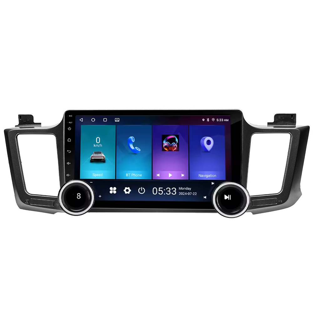 Navigatie AUTONAV Android GPS Dedicata Toyota RAV4 2013-2016, Model Elite, Memorie 128GB Stocare, 6GB DDR3 RAM, Display 10″ Full-Touch, WiFi, 2 x USB, Bluetooth, 4G, Octa-Core 8 * 2.0GHz, 4 * 50W Audio