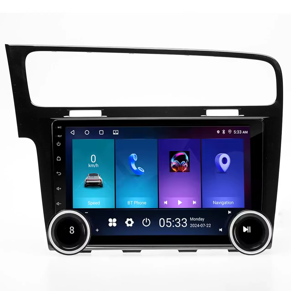 Navigatie AUTONAV Android GPS Dedicata Volkswagen Golf 7 2012-2019, Model Elite, Memorie 64GB Stocare, 2GB DDR3 RAM, Display 10″ Full-Touch, WiFi, 2 x USB, Bluetooth, Quad-Core 4 * 1.3GHz, 4 * 50W Audio