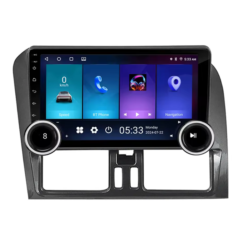 Navigatie AUTONAV Android GPS Dedicata Volvo XC60 2008-2017, Model Elite, Memorie 128GB Stocare, 6GB DDR3 RAM, Display 10″ Full-Touch, WiFi, 2 x USB, Bluetooth, 4G, Octa-Core 8 * 2.0GHz, 4 * 50W Audio