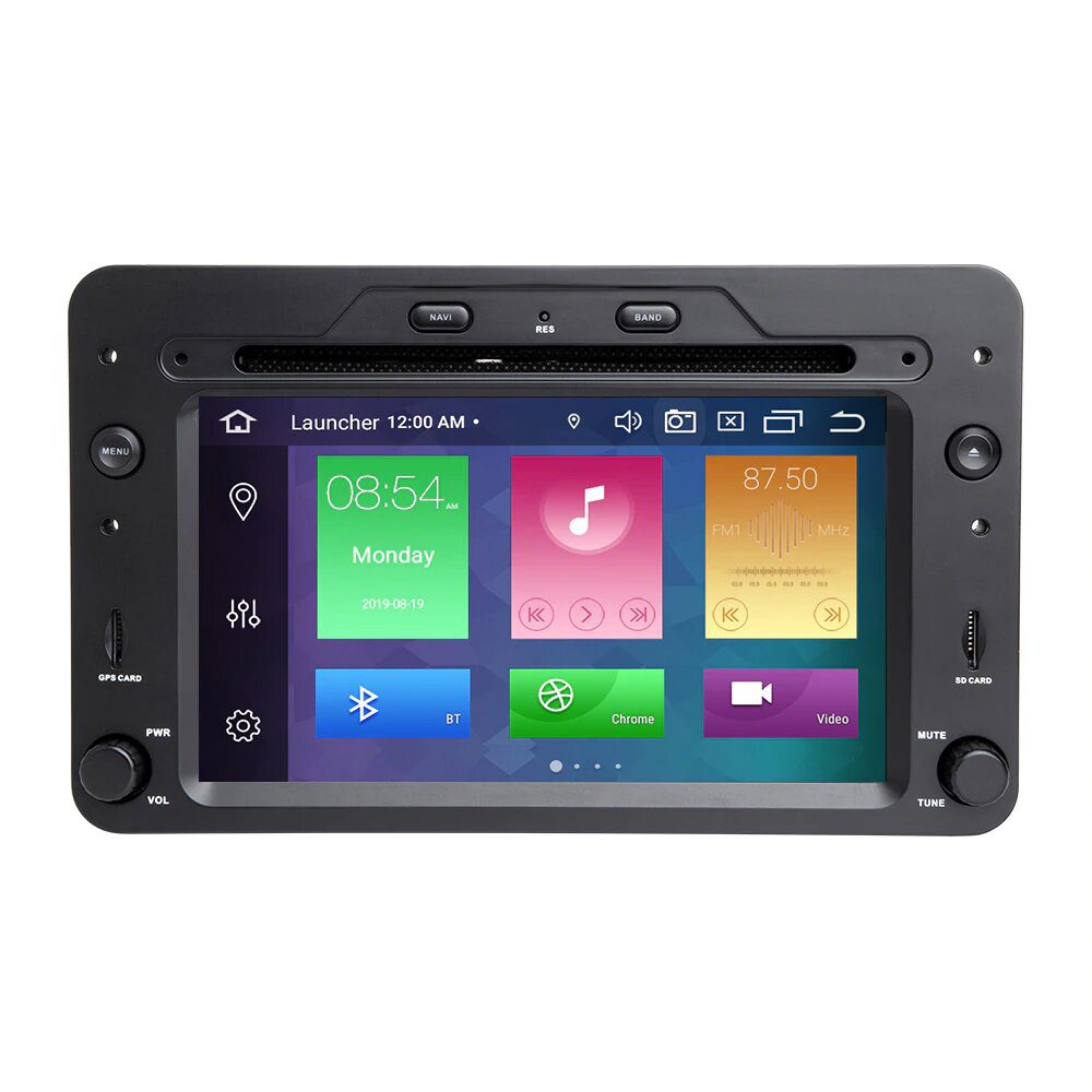Navigatie AUTONAV Android Alfa Romeo 159 si Brera/ Spider 2004-2011 cu DVD-Player, Memorie 64GB Stocare, 4GB DDR3 RAM, Display 6.2″, WiFi, 2 x USB, Bluetooth, Octa-Core 4 x 1.8GHz, 4 x 50W Audio