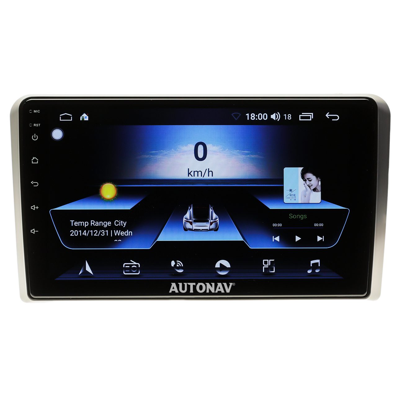 Navigatie AUTONAV Android GPS Dedicata Audi A3, Model Classic, Memorie 128GB Stocare, 6GB DDR3 RAM, Display 9″ Full-Touch, WiFi, 2 x USB, Bluetooth, 4G, Octa-Core 8 * 2.0GHz, 4 * 50W Audio