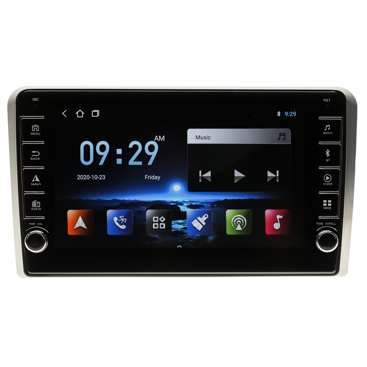 Navigatie AUTONAV Android GPS Dedicata Audi A3, Model PRO Memorie 128GB Stocare, 6GB DDR3 RAM, Butoane Laterale Si Regulator Volum, Display 8″ Full-Touch, WiFi, 2 x USB, Bluetooth, 4G, Octa-Core 8 * 2.0GHz, 4 * 50W Audio