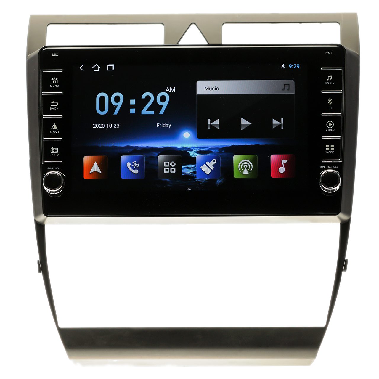 Navigatie AUTONAV Android GPS Dedicata Audi A6 1997-2004, Model PRO Memorie 64GB Stocare, 4GB DDR3 RAM, Butoane Laterale Si Regulator Volum, Display 8″ Full-Touch, WiFi, 2 x USB, Bluetooth, 4G, Octa-Core 8 * 2.0GHz, 4 * 50W Audio