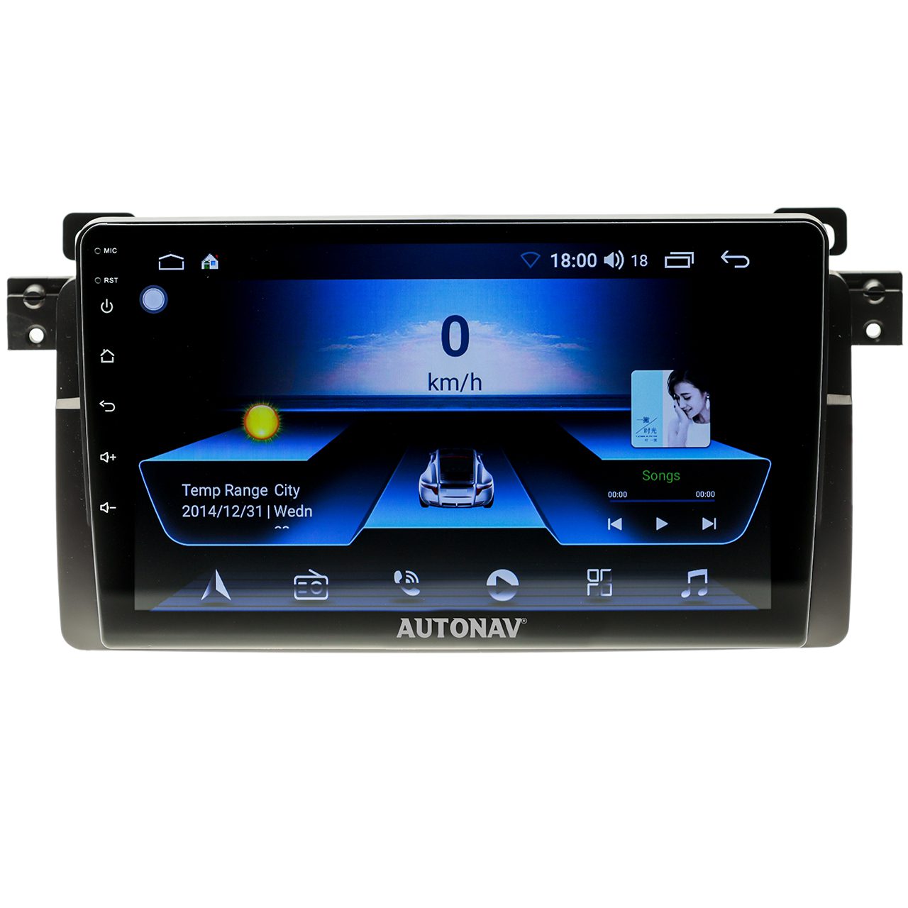 Navigatie AUTONAV Android GPS Dedicata BMW E46, Model Classic, Memorie 128GB Stocare, 6GB DDR3 RAM, Display 9″ Full-Touch, WiFi, 2 x USB, Bluetooth, 4G, Octa-Core 8 * 2.0GHz, 4 * 50W Audio