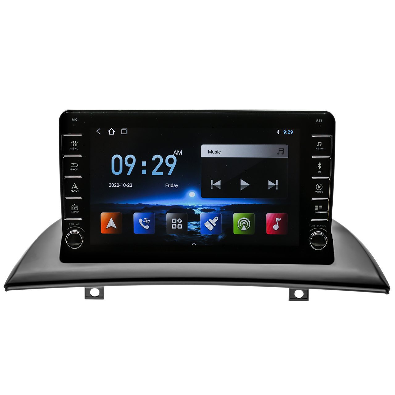 Navigatie AUTONAV Android GPS Dedicata BMW X3 E83, Model PRO Memorie 64GB Stocare, 2GB DDR3 RAM, Butoane Laterale Si Regulator Volum, Display 8″ Full-Touch, WiFi, 2 x USB, Bluetooth, Quad-Core 4 * 1.3GHz, 4 * 50W Audio