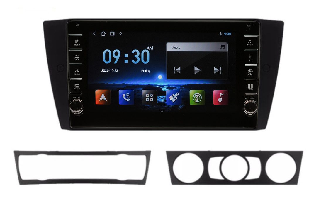 Navigatie AUTONAV Android GPS Dedicata BMW Seria 3 E90, Model PRO Memorie 256GB Stocare, 12GB DDR3 RAM, Display 8″ Full-Touch, WiFi, 2 x USB, Bluetooth, 4G, Octa-Core 8 * 2.0GHz, 4 * 50W Audio