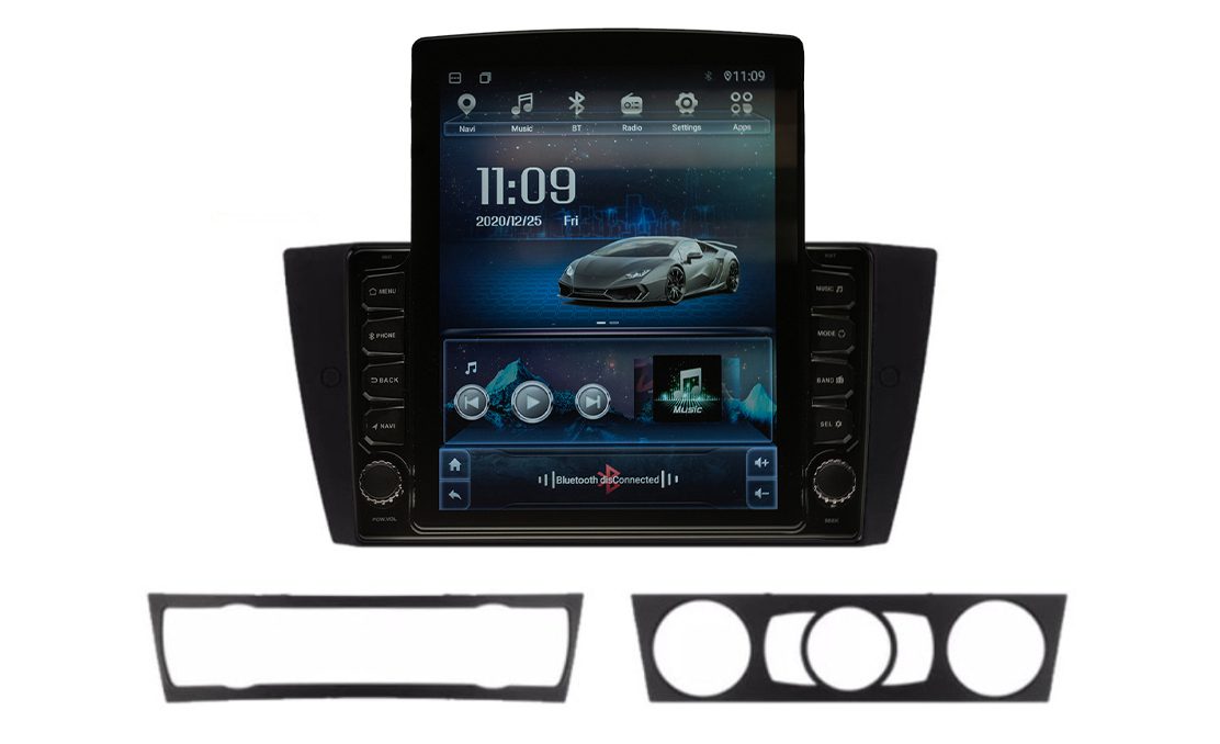 Navigatie AUTONAV Android GPS Dedicata BMW Seria 3 E90, Model XPERT Memorie 128GB Stocare, 6GB DDR3 RAM, Display Vertical Stil Tesla 10″ Full-Touch, WiFi, 2 x USB, Bluetooth, 4G, Octa-Core 8 * 2.0GHz, 4 * 50W Audio