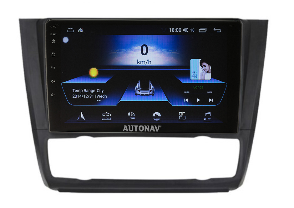 Navigatie AUTONAV Android GPS Dedicata BMW Seria 1 E81-88 Clima Auto, Model Classic, Memorie 256GB Stocare, 12GB DDR3 RAM, Display 9″ Full-Touch, WiFi, 2 x USB, Bluetooth, 4G, Octa-Core 8 * 2.0GHz, 4 * 50W Audio