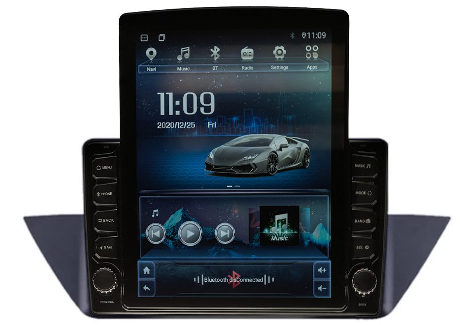 Navigatie AUTONAV Android GPS Dedicata BMW X1 E84, Model XPERT Memorie 128GB Stocare, 6GB DDR3 RAM, Display Vertical Stil Tesla 10″ Full-Touch, WiFi, 2 x USB, Bluetooth, 4G, Octa-Core 8 * 2.0GHz, 4 * 50W Audio