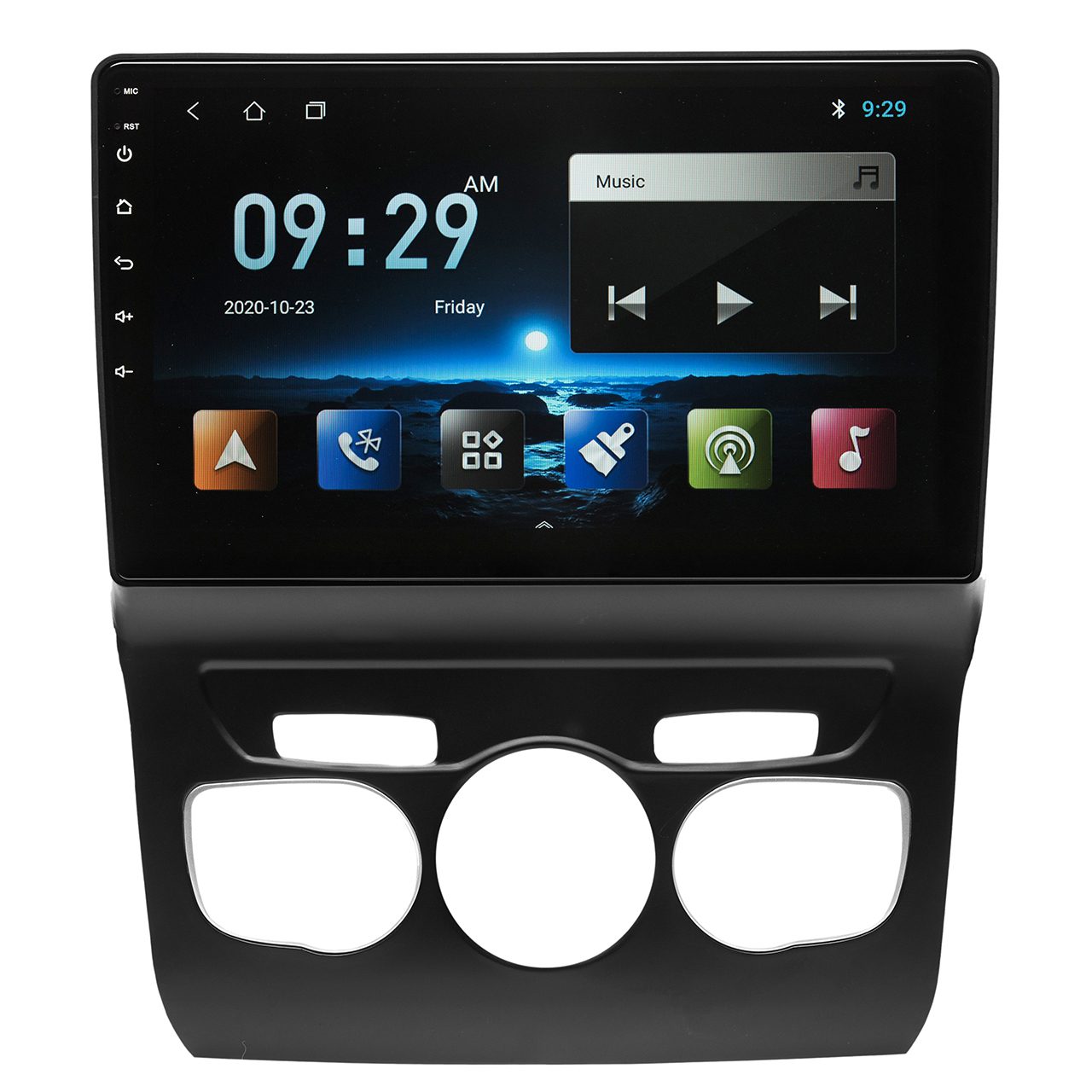 Navigatie AUTONAV Android GPS Dedicata Citroen C4 2010-2018, Model PRO Memorie 64GB Stocare, 4GB DDR3 RAM, Butoane Laterale Si Regulator Volum, Display 9″ Full-Touch, WiFi, 2 x USB, Bluetooth, 4G, Octa-Core 8 * 2.0GHz, 4 * 50W Audio