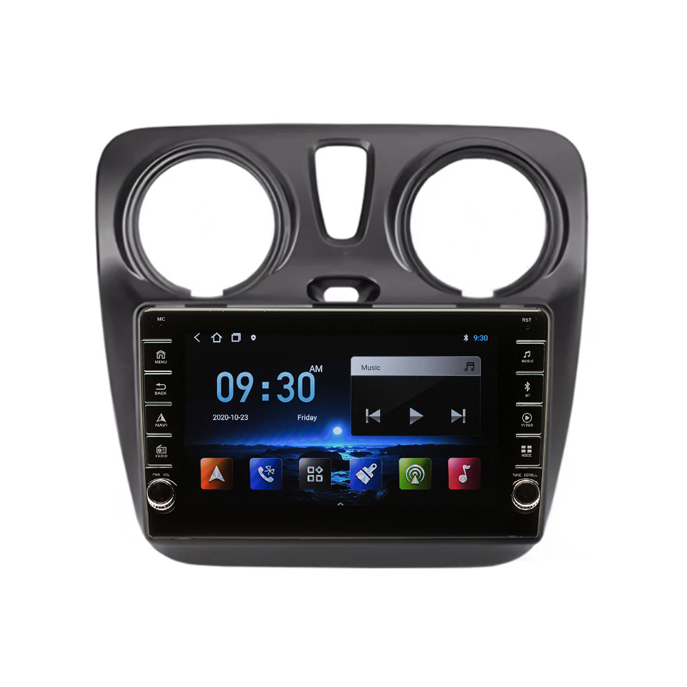 Navigatie AUTONAV Android GPS Dedicata Dacia Dokker & Lodgy 2012-2021, Model PRO Memorie 64GB Stocare, 2GB DDR3 RAM, Display 8″ Full-Touch, WiFi, 2 x USB, Bluetooth, Quad-Core 4 * 1.3GHz, 4 * 50W Audio