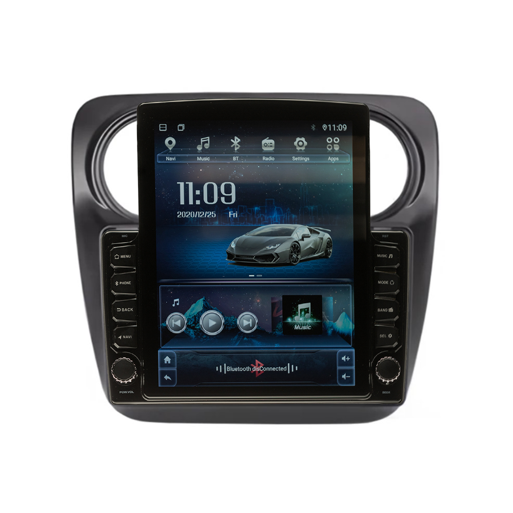 Navigatie AUTONAV Android GPS Dedicata Dacia Dokker & Lodgy 2012-2021, Model XPERT Memorie 128GB Stocare, 6GB DDR3 RAM, Display Vertical Stil Tesla 10″ Full-Touch, WiFi, 2 x USB, Bluetooth, 4G, Octa-Core 8 * 2.0GHz, 4 * 50W Audio