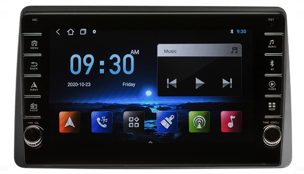 Navigatie AUTONAV Android GPS Dedicata Dacia Duster Dupa 2020, Model PRO Memorie 256GB Stocare, 12GB DDR3 RAM, Display 9″ Full-Touch, WiFi, 2 x USB, Bluetooth, 4G, Octa-Core 8 * 2.0GHz, 4 * 50W Audio