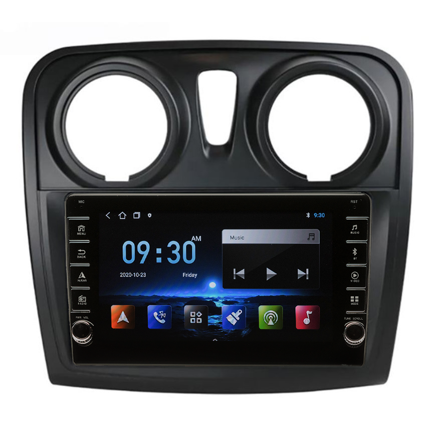 Navigatie AUTONAV Android GPS Dedicata Dacia Logan 2012-2020 and Dacia Duster 2013-2017, Model PRO Memorie 64GB Stocare, 2GB DDR3 RAM, Display 8″ Full-Touch, WiFi, 2 x USB, Bluetooth, Quad-Core 4 * 1.3GHz, 4 * 50W Audio
