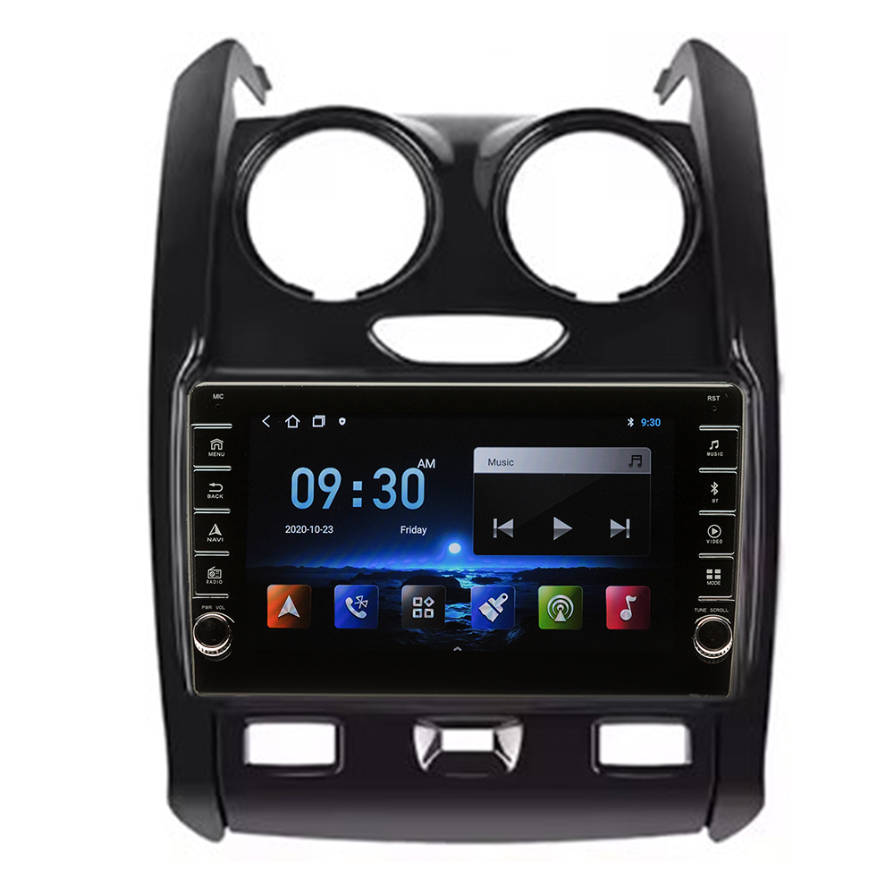 Navigatie AUTONAV Android GPS Dedicata Dacia Duster 2015-2020 Tip 2, Model PRO Memorie 64GB Stocare, 4GB DDR3 RAM, Display 8″ Full-Touch, WiFi, 2 x USB, Bluetooth, 4G, Octa-Core 8 * 2.0GHz, 4 * 50W Audio