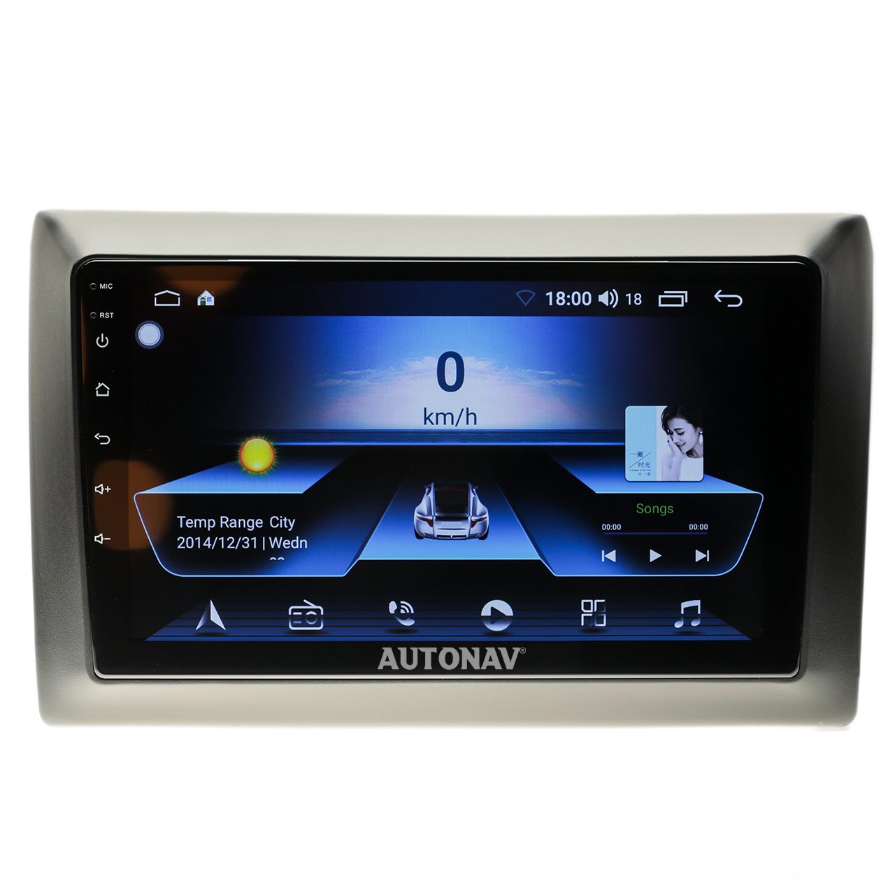 Navigatie AUTONAV Android GPS Dedicata Fiat Stilo 2001-2007, Model Classic, Memorie 64GB Stocare, 4GB DDR3 RAM, Display 9" Full-Touch, WiFi, 2 x USB, Bluetooth, 4G, Octa-Core 8 * 1.8GHz, 4 * 50W Audio
