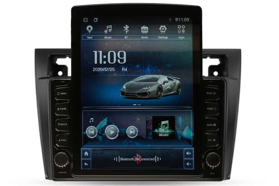 Navigatie AUTONAV Android GPS Dedicata Ford Fiesta 2002-2008, Model XPERT Memorie 256GB Stocare, 12GB DDR3 RAM, Display Vertical Stil Tesla 10″ Full-Touch, WiFi, 2 x USB, Bluetooth, 4G, Octa-Core 8 * 2.0GHz, 4 * 50W Audio