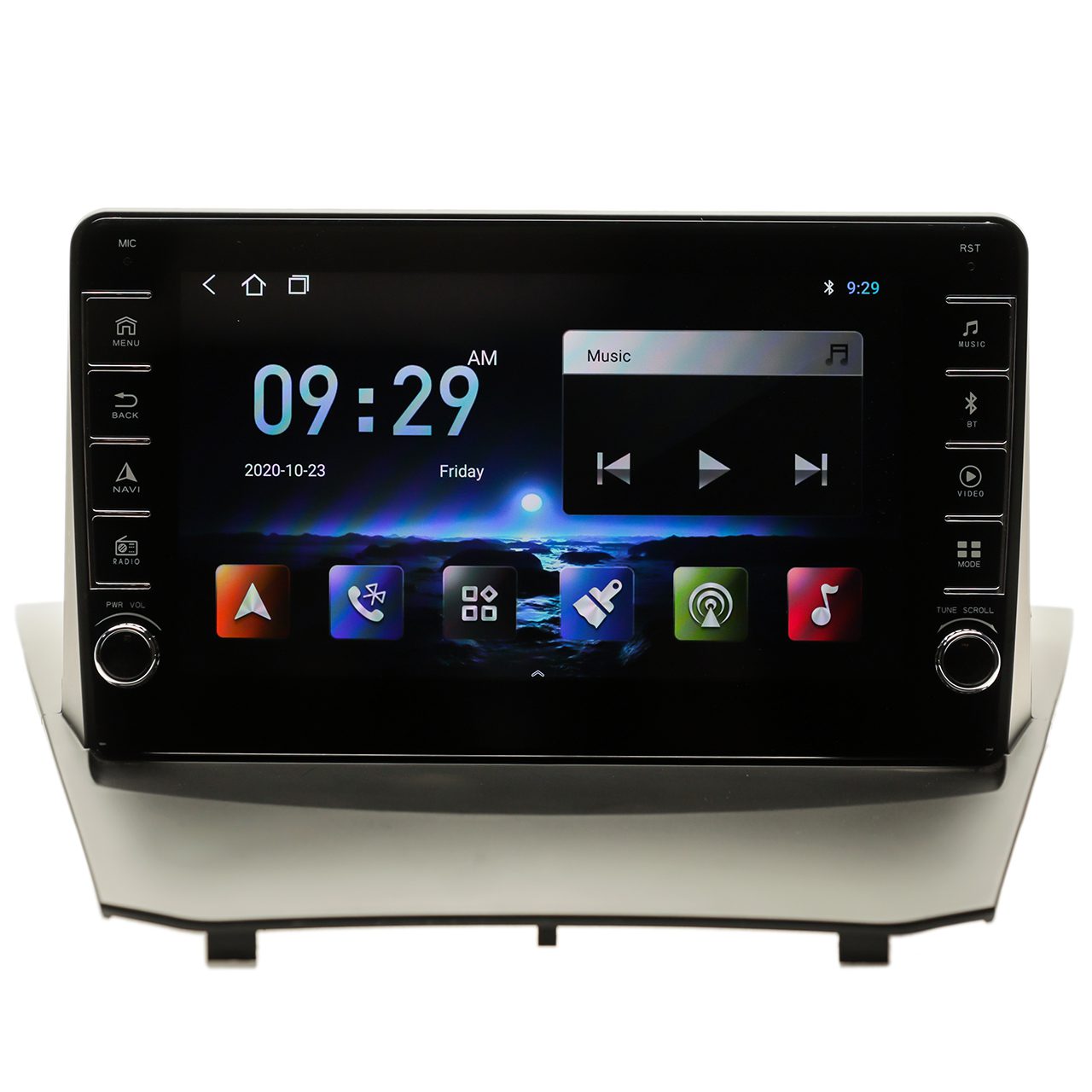 Navigatie AUTONAV Android GPS Dedicata Ford Fiesta 2009-2016, Model PRO Memorie 128GB Stocare, 6GB DDR3 RAM, Butoane Laterale Si Regulator Volum, Display 8″ Full-Touch, WiFi, 2 x USB, Bluetooth, 4G, Octa-Core 8 * 2.0GHz, 4 * 50W Audio