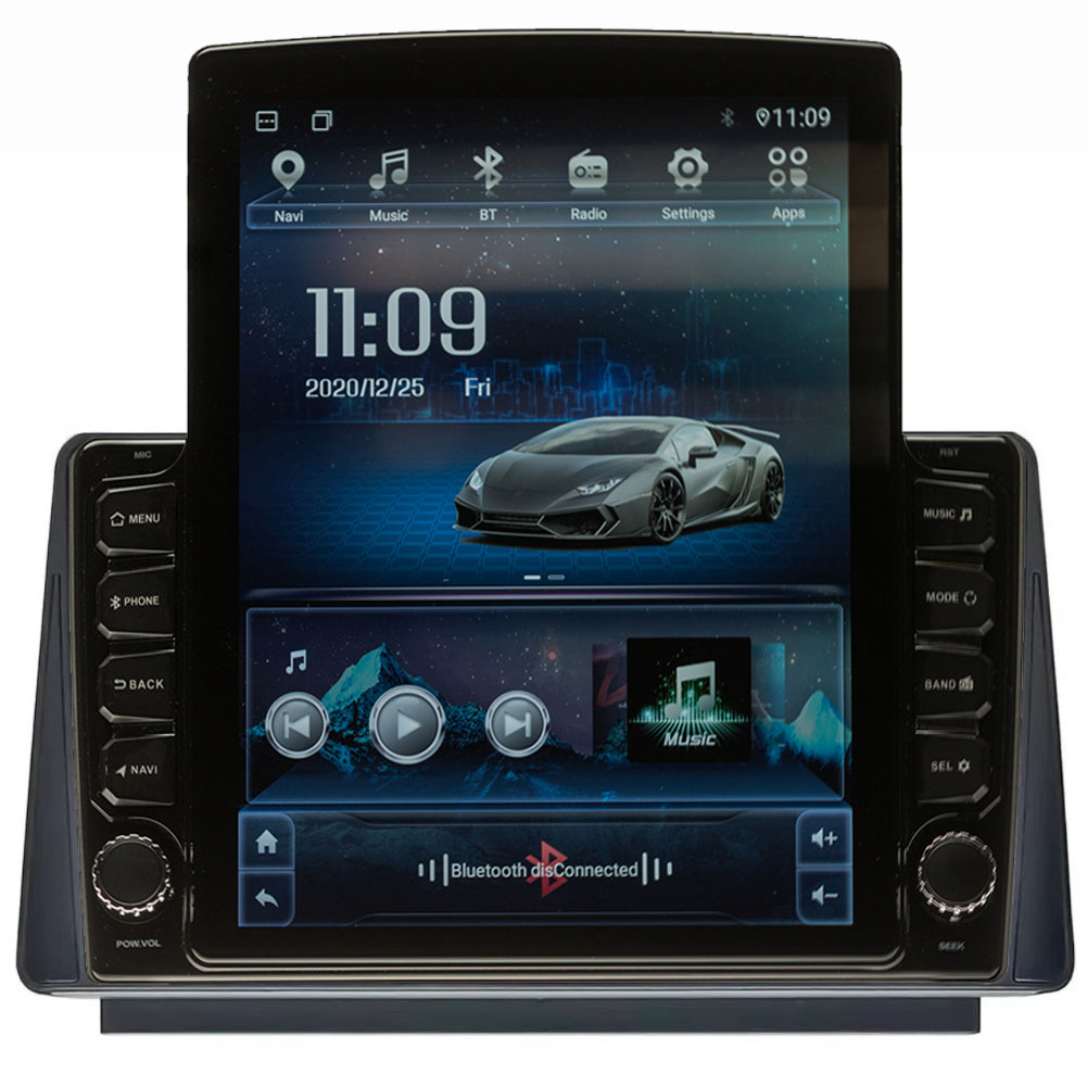 Navigatie AUTONAV Android GPS Dedicata Ford Focus 4 2018-2025, Model XPERT Memorie 128GB Stocare, 6GB DDR3 RAM, Display Vertical Stil Tesla 10" Full-Touch, WiFi, 2 x USB, Bluetooth, 4G, Octa-Core 8 * 1.8GHz, 4 * 50W Audio