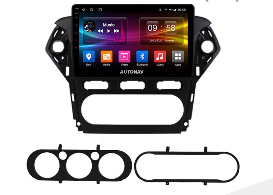 Navigatie AUTONAV Android GPS Dedicata Ford Mondeo 2010-2014, Model Classic, Memorie 256GB Stocare, 12GB DDR3 RAM, Display 10″ Full-Touch, WiFi, 2 x USB, Bluetooth, 4G, Octa-Core 8 * 2.0GHz, 4 * 50W Audio