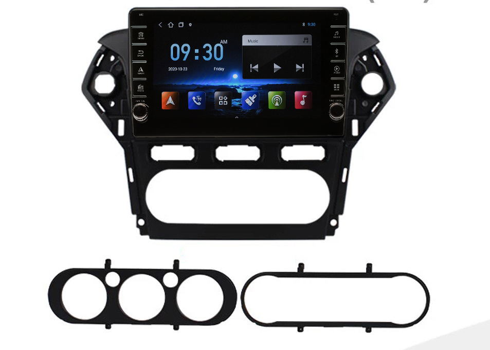 Navigatie AUTONAV Android GPS Dedicata Ford Mondeo 2010-2014, Model PRO Memorie 256GB Stocare, 12GB DDR3 RAM, Display 9″ Full-Touch, WiFi, 2 x USB, Bluetooth, 4G, Octa-Core 8 * 2.0GHz, 4 * 50W Audio