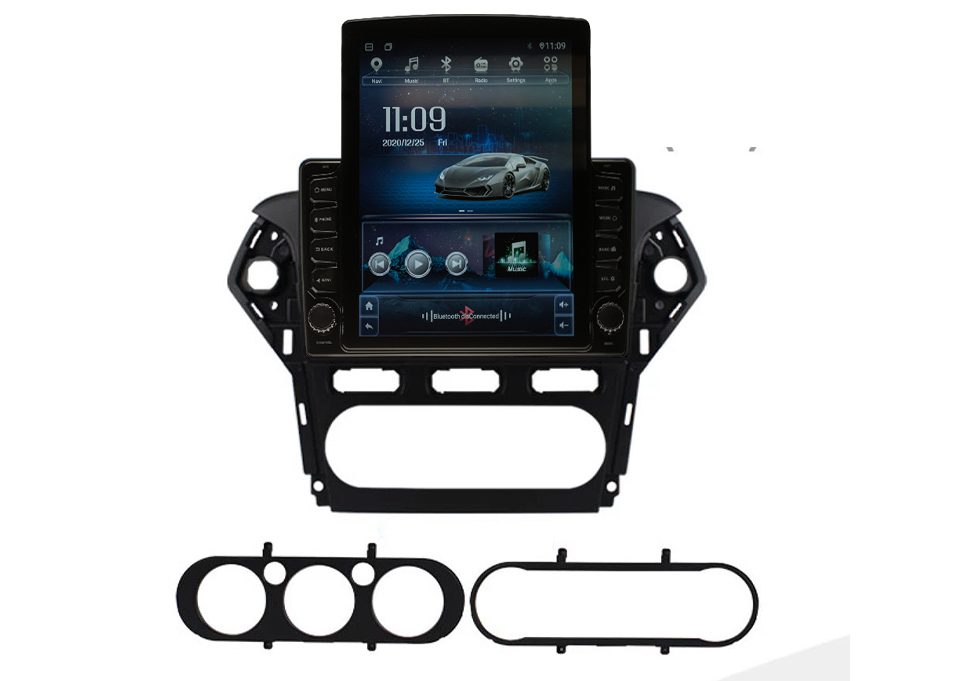 Navigatie AUTONAV Android GPS Dedicata Ford Mondeo 2010-2014, Model XPERT Memorie 256GB Stocare, 12GB DDR3 RAM, Display Vertical Stil Tesla 10″ Full-Touch, WiFi, 2 x USB, Bluetooth, 4G, Octa-Core 8 * 2.0GHz, 4 * 50W Audio
