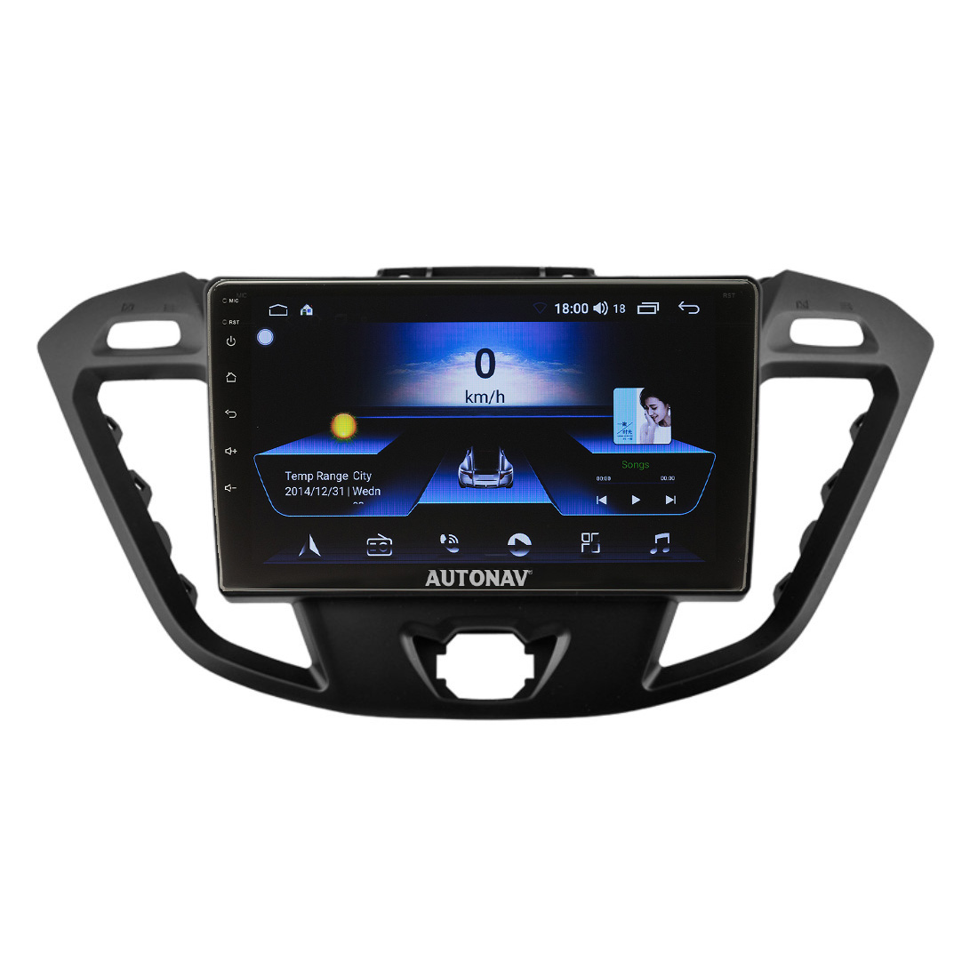 Navigatie AUTONAV Android GPS Dedicata Ford Transit Custom Turneo 2012-2018 Tip 1, Model Classic, Memorie 64GB Stocare, 4GB DDR3 RAM, Display 9″ Full-Touch, WiFi, 2 x USB, Bluetooth, 4G, Octa-Core 8 * 2.0GHz, 4 * 50W Audio