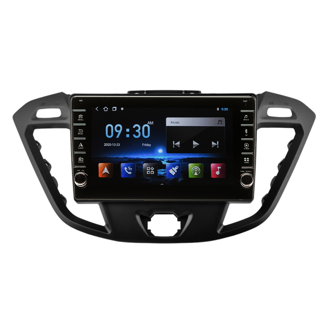 Navigatie AUTONAV Android GPS Dedicata Ford Transit Custom Turneo 2012-2018 Tip 1, Model PRO Memorie 64GB Stocare, 4GB DDR3 RAM, Display 8″ Full-Touch, WiFi, 2 x USB, Bluetooth, 4G, Octa-Core 8 * 2.0GHz, 4 * 50W Audio