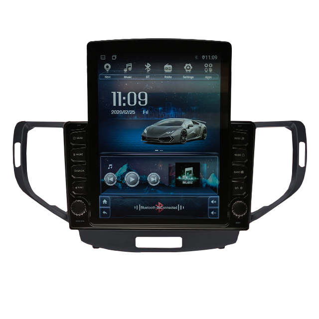 Navigatie AUTONAV ECO Android GPS Dedicata Honda Accord 2008-2012, Model XPERT Memorie 16GB Stocare, 1GB DDR3 RAM, Display Vertical Stil Tesla 10″ Full-Touch, WiFi, 2 x USB, Bluetooth, Quad-Core 4 * 1.3GHz, 4 * 50W Audio