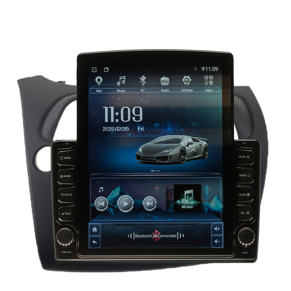 Navigatie AUTONAV ECO Android GPS Dedicata Honda Civic Hatchback 2005-2011, Model XPERT Memorie 16GB Stocare, 1GB DDR3 RAM, Display Vertical Stil Tesla 10″ Full-Touch, WiFi, 2 x USB, Bluetooth, Quad-Core 4 * 1.3GHz, 4 * 50W Audio