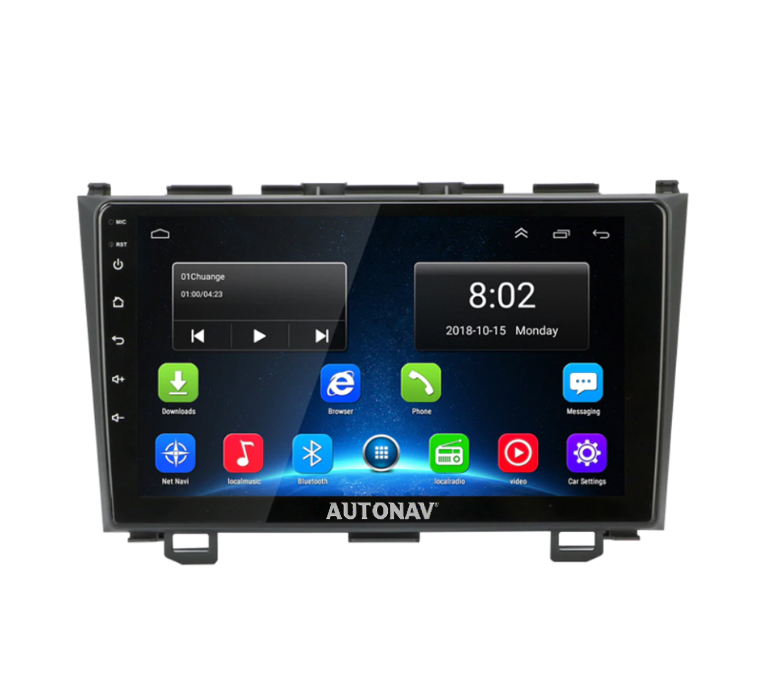 Navigatie AUTONAV Android GPS Dedicata Honda CR-V 2006-2011, Model Classic, Memorie 256GB Stocare, 12GB DDR3 RAM, Display 9″ Full-Touch, WiFi, 2 x USB, Bluetooth, 4G, Octa-Core 8 * 2.0GHz, 4 * 50W Audio