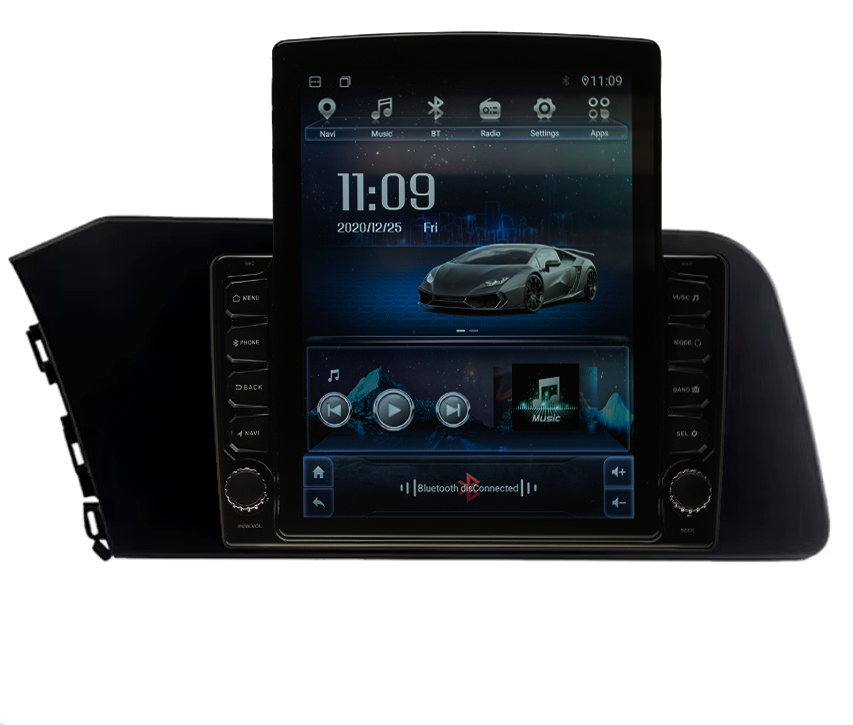 Navigatie AUTONAV ECO Android GPS Dedicata Hyundai Elantra 2020-2024, Model XPERT Memorie 16GB Stocare, 1GB DDR3 RAM, Display Vertical Stil Tesla 10″ Full-Touch, WiFi, 2 x USB, Bluetooth, Quad-Core 4 * 1.3GHz, 4 * 50W Audio