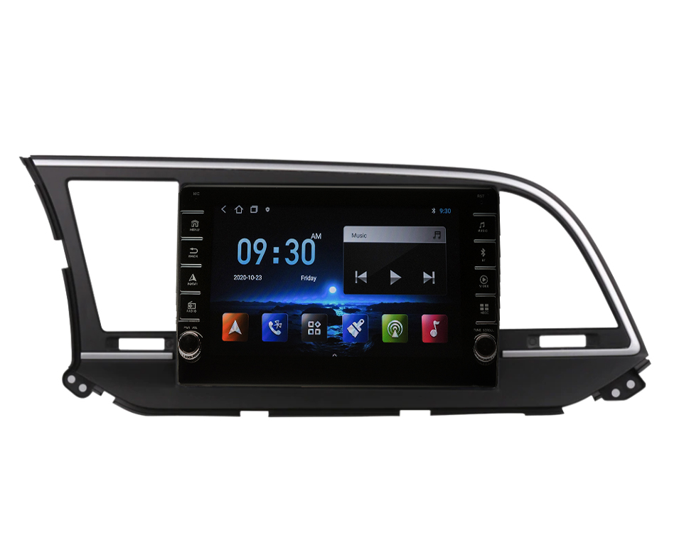 Navigatie AUTONAV Android GPS Dedicata Hyundai Elantra Dupa 2015, Model PRO Memorie 256GB Stocare, 12GB DDR3 RAM, Display 8″ Full-Touch, WiFi, 2 x USB, Bluetooth, 4G, Octa-Core 8 * 2.0GHz, 4 * 50W Audio