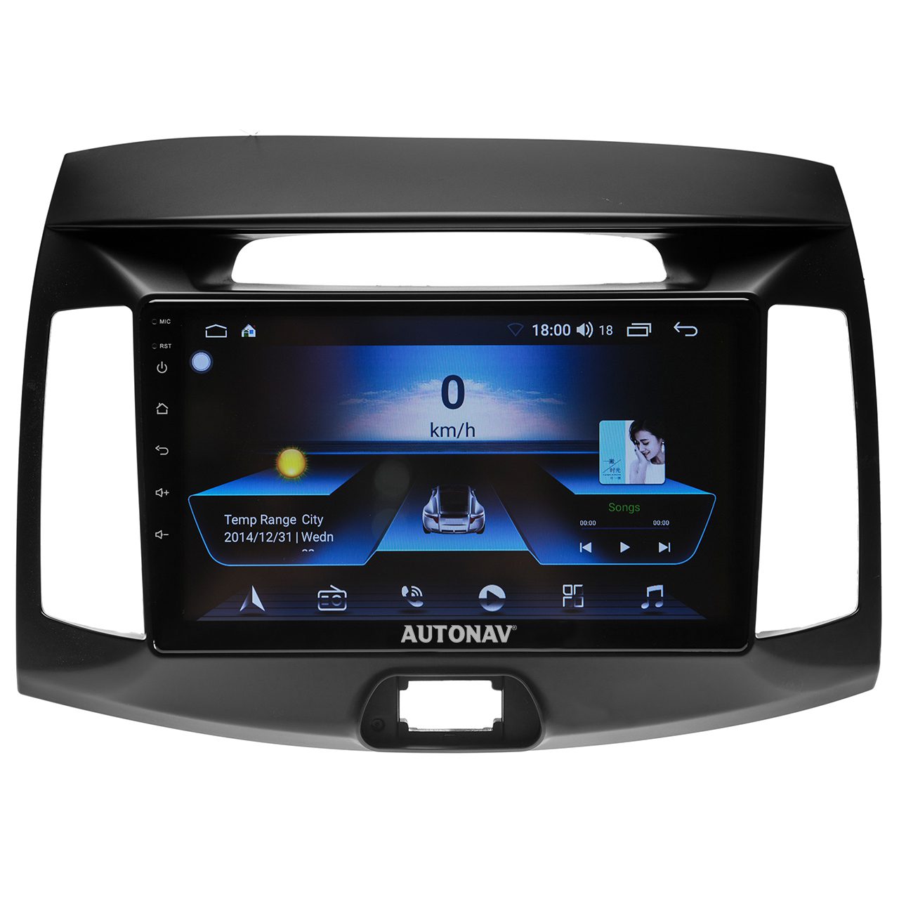 Navigatie AUTONAV Android GPS Dedicata Hyundai Elantra 2006-2010, Model Classic, Memorie 256GB Stocare, 12GB DDR3 RAM, Display 9″ Full-Touch, WiFi, 2 x USB, Bluetooth, 4G, Octa-Core 8 * 2.0GHz, 4 * 50W Audio