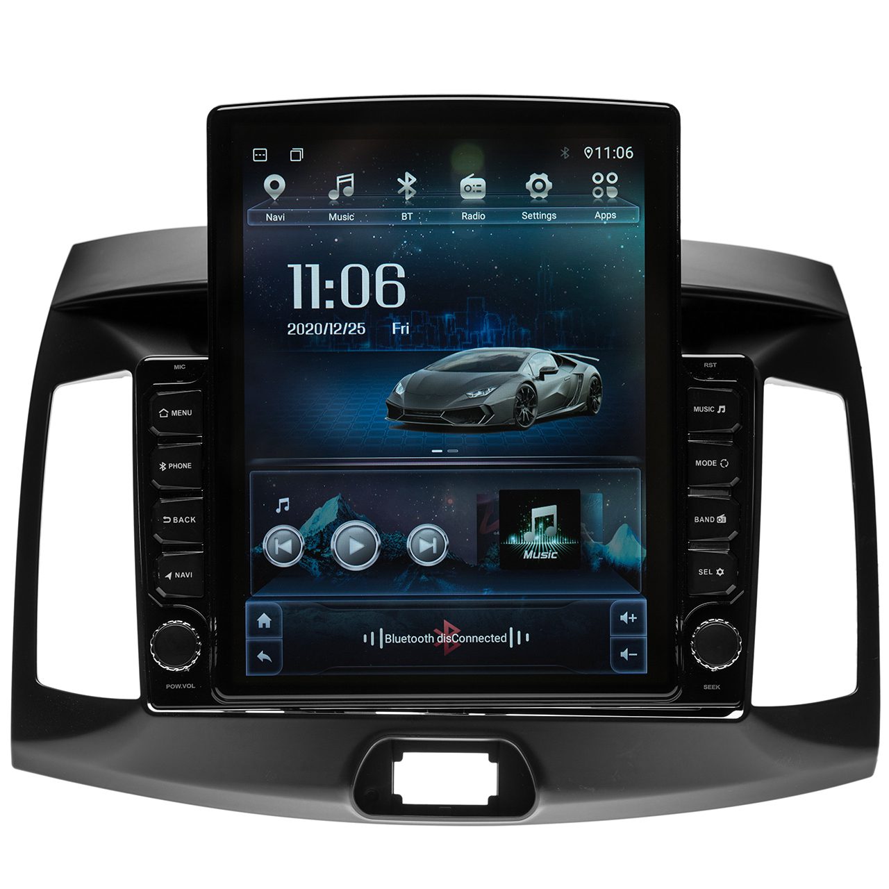 Navigatie AUTONAV Android GPS Dedicata Hyundai Elantra 2006-2010, Model XPERT Memorie 256GB Stocare, 12GB DDR3 RAM, Display Vertical Stil Tesla 10″ Full-Touch, WiFi, 2 x USB, Bluetooth, 4G, Octa-Core 8 * 2.0GHz, 4 * 50W Audio