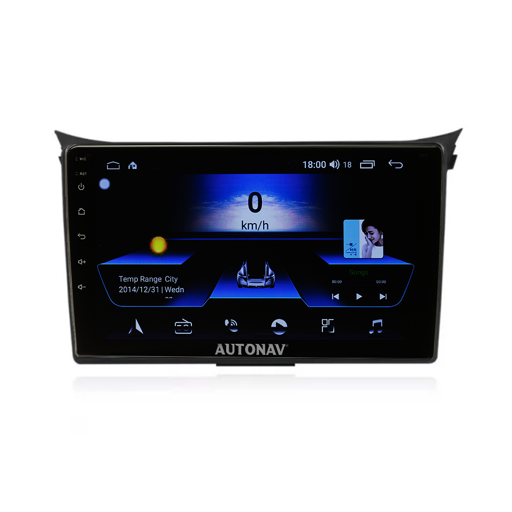 Navigatie AUTONAV Android GPS Dedicata Hyundai i30 2011-2017, Model Classic, Memorie 64GB Stocare, 2GB DDR3 RAM, Display 9″ Full-Touch, WiFi, 2 x USB, Bluetooth, Quad-Core 4 * 1.3GHz, 4 * 50W Audio