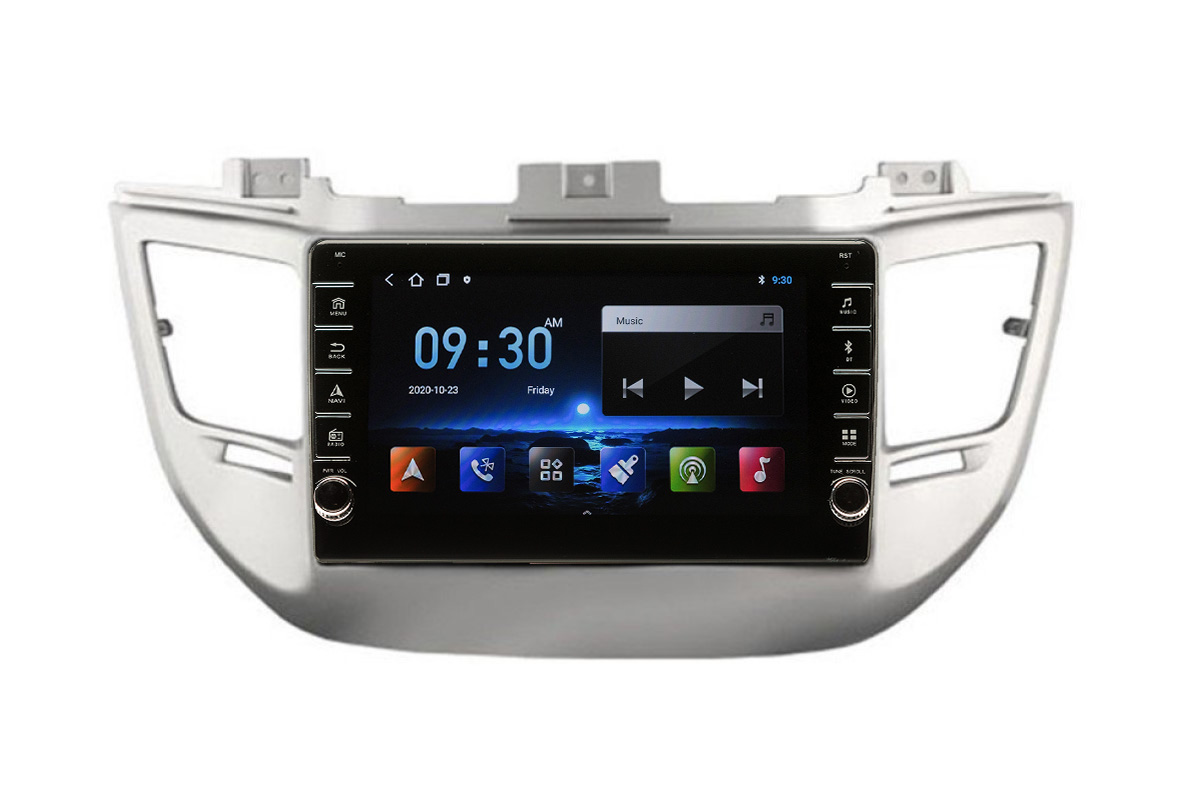 Navigatie AUTONAV Android GPS Dedicata Hyundai Tucson 2015-2019, Model PRO Memorie 256GB Stocare, 12GB DDR3 RAM, Display 8″ Full-Touch, WiFi, 2 x USB, Bluetooth, 4G, Octa-Core 8 * 2.0GHz, 4 * 50W Audio