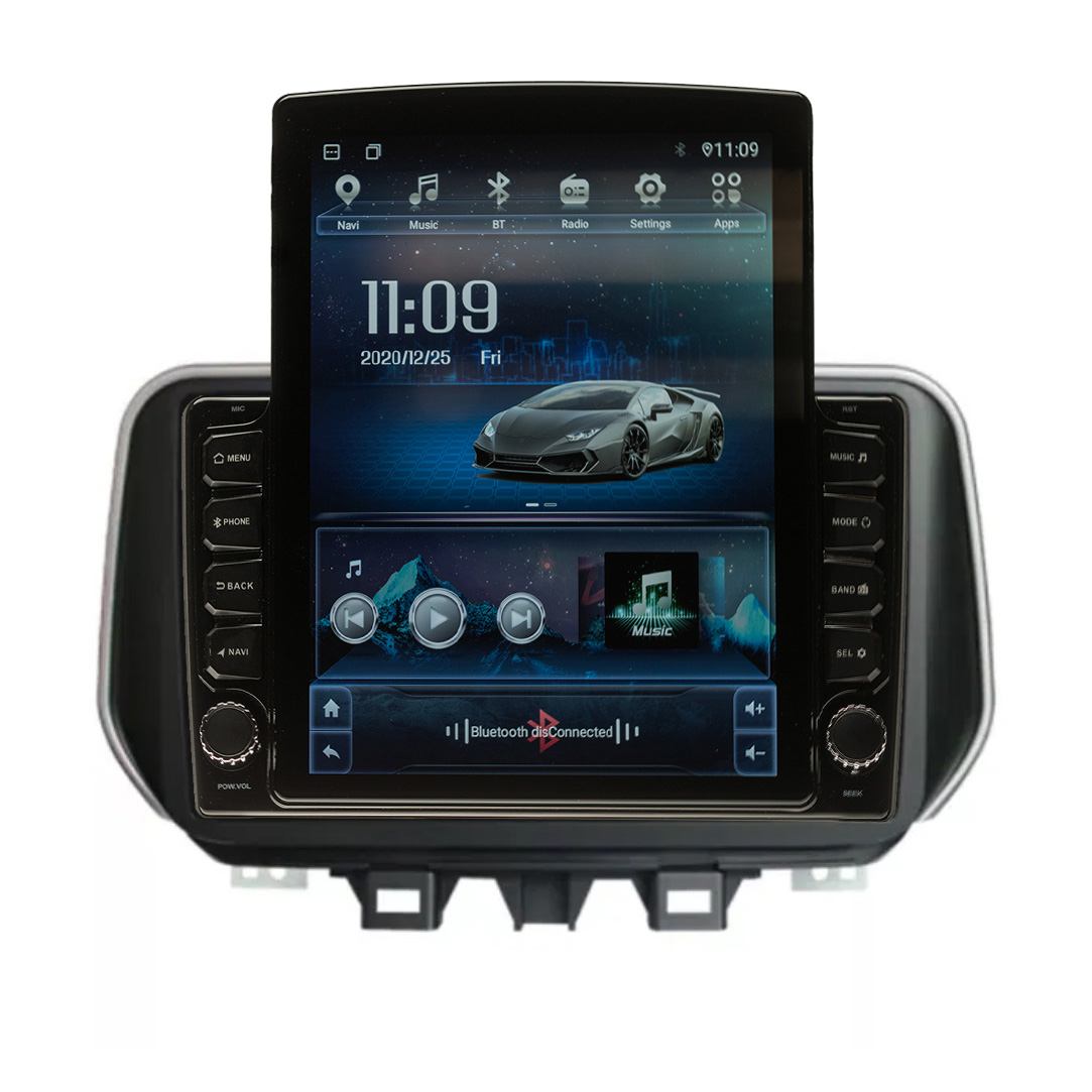Navigatie AUTONAV ECO Android GPS Dedicata Hyundai Tucson Dupa 2019, Model XPERT Memorie 16GB Stocare, 1GB DDR3 RAM, Display Vertical Stil Tesla 10″ Full-Touch, WiFi, 2 x USB, Bluetooth, Quad-Core 4 * 1.3GHz, 4 * 50W Audio