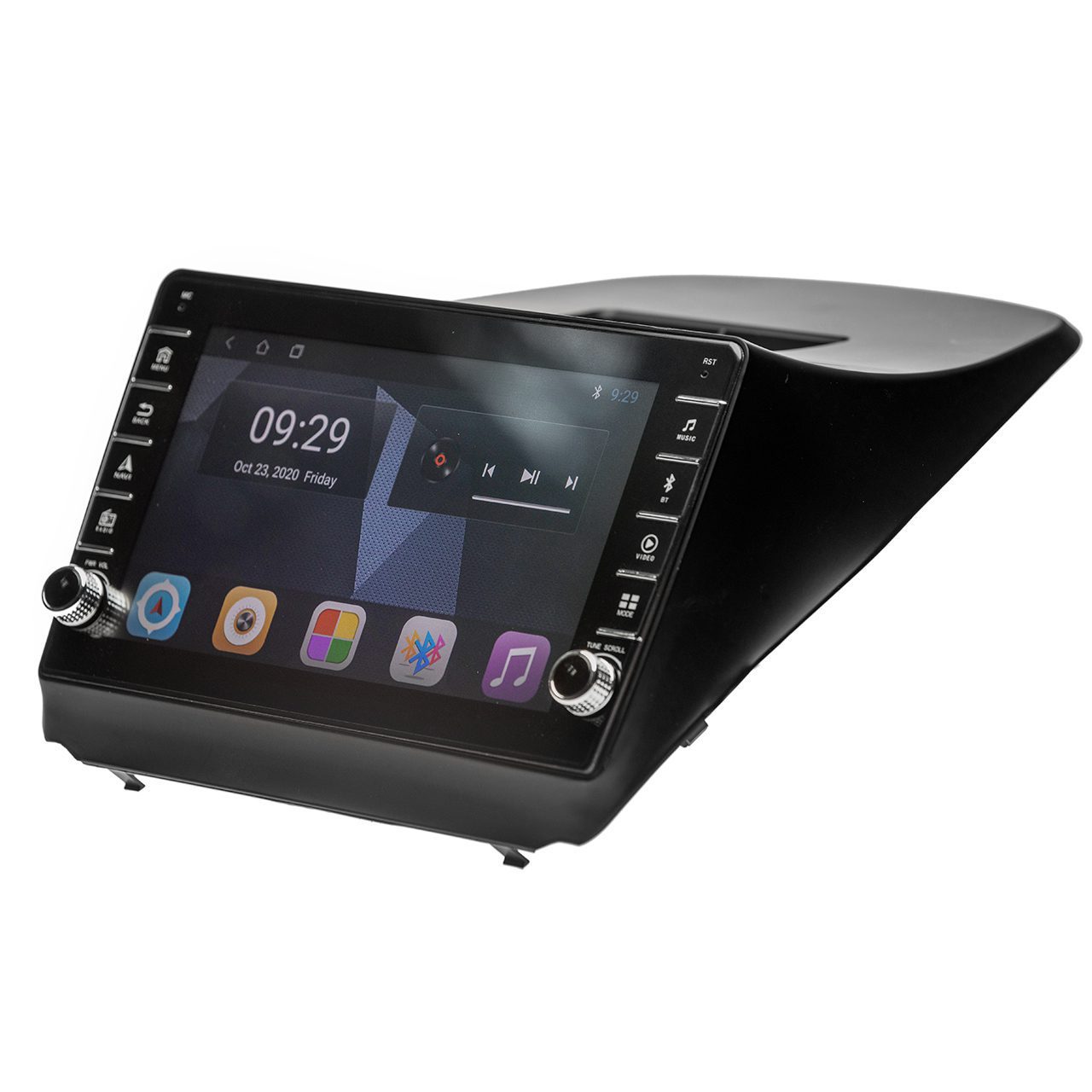 Navigatie AUTONAV Android GPS Dedicata Hyundai Tucson ix35 2009-2015, Model PRO Memorie 64GB Stocare, 4GB DDR3 RAM, Butoane Laterale Si Regulator Volum, Display 8″ Full-Touch, WiFi, 2 x USB, Bluetooth, 4G, Octa-Core 8 * 2.0GHz, 4 * 50W Audio