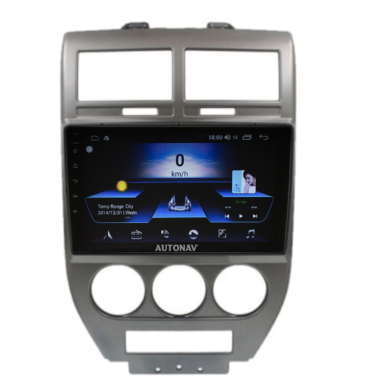 Navigatie AUTONAV Android GPS Dedicata Jeep Compass 2006-2011, Model Classic, Memorie 64GB Stocare, 2GB DDR3 RAM, Display 10″ Full-Touch, WiFi, 2 x USB, Bluetooth, Quad-Core 4 * 1.3GHz, 4 * 50W Audio