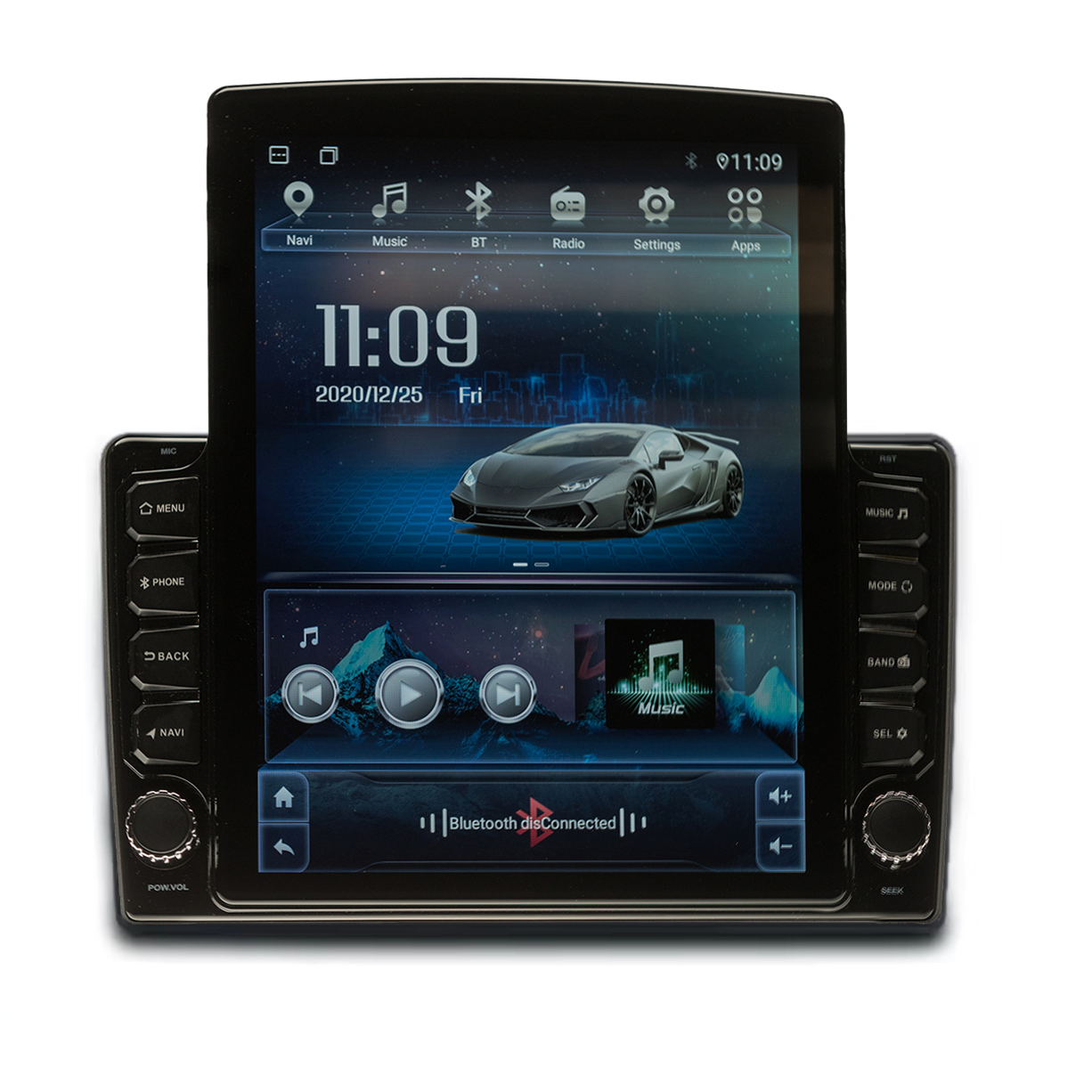 Navigatie AUTONAV ECO Android GPS Dedicata Kia Ceed 2006-2012, Model XPERT Memorie 16GB Stocare, 1GB DDR3 RAM, Display Vertical Stil Tesla 10″ Full-Touch, WiFi, 2 x USB, Bluetooth, Quad-Core 4 * 1.3GHz, 4 * 50W Audio