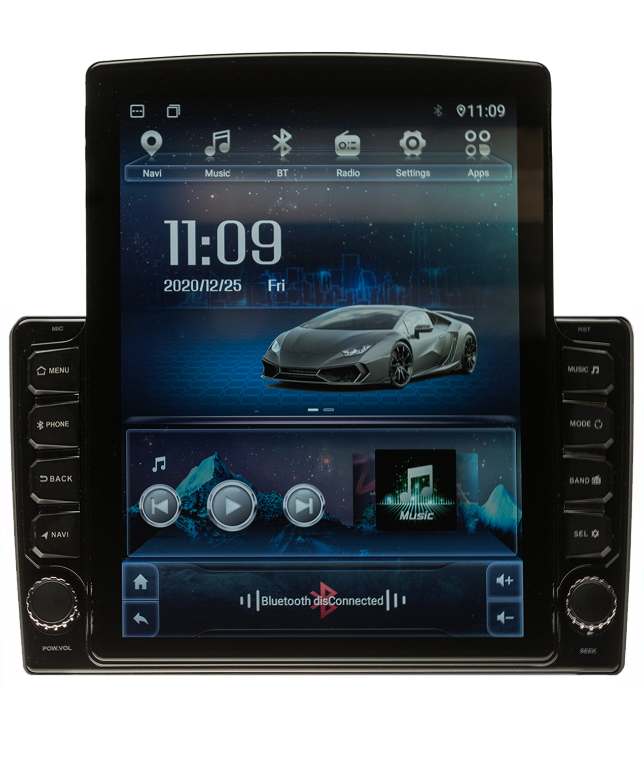 Navigatie AUTONAV ECO Android GPS Dedicata Kia Sorento 2 XM 2012-2014, Model XPERT Memorie 16GB Stocare, 1GB DDR3 RAM, Display Vertical Stil Tesla 10″ Full-Touch, WiFi, 2 x USB, Bluetooth, Quad-Core 4 * 1.3GHz, 4 * 50W Audio