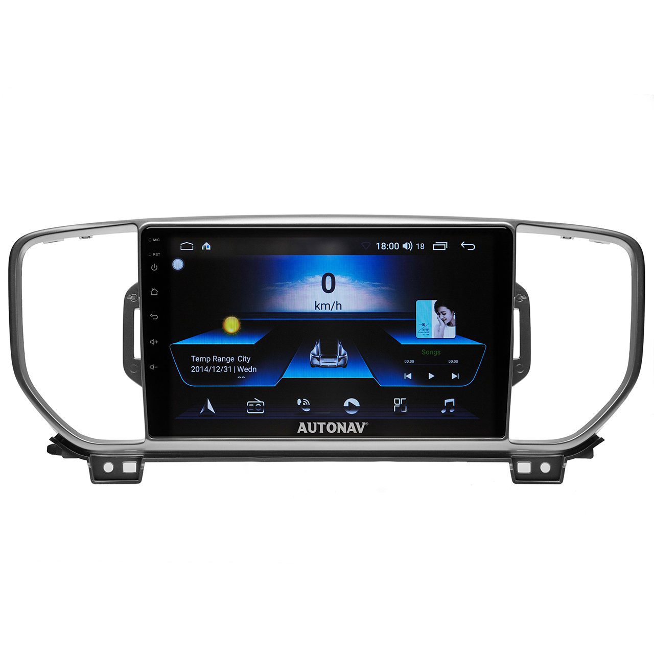 Navigatie AUTONAV Android GPS Dedicata Kia Sportage Dupa 2015, Model Classic, 64GB Stocare, 4GB DDR3 RAM, Display 9″ , WiFi, 2 x USB, Bluetooth, 4G, Octa-Core 8 x 2.0GHz, 4 x 50W Audio