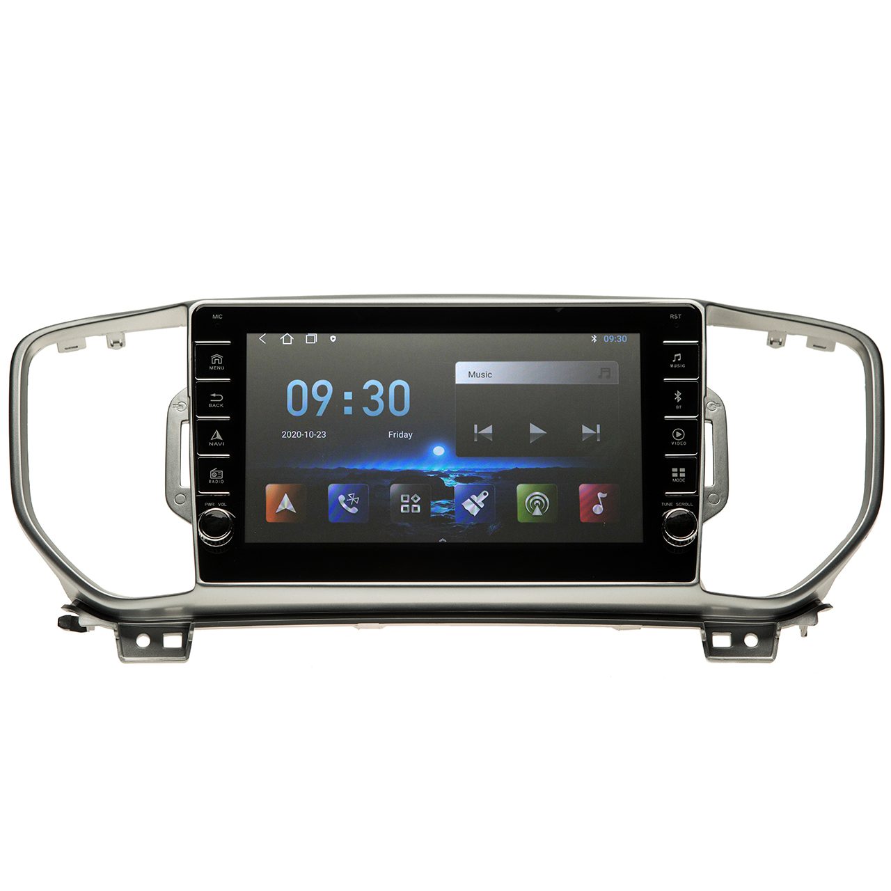 Navigatie AUTONAV Android GPS Dedicata Kia Sportage Dupa 2015, Model PRO 128GB Stocare, 6GB DDR3 RAM, Display 8″ , WiFi, 2 x USB, Bluetooth, 4G, Octa-Core 8 x 2.0GHz, 4 x 50W Audio
