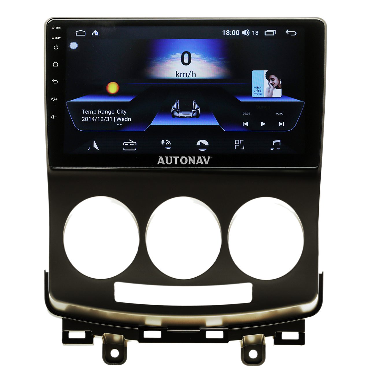 Navigatie AUTONAV Android GPS Dedicata Mazda 5 2004-2010, Model Classic, Memorie 256GB Stocare, 12GB DDR3 RAM, Display 9″ Full-Touch, WiFi, 2 x USB, Bluetooth, 4G, Octa-Core 8 * 2.0GHz, 4 * 50W Audio