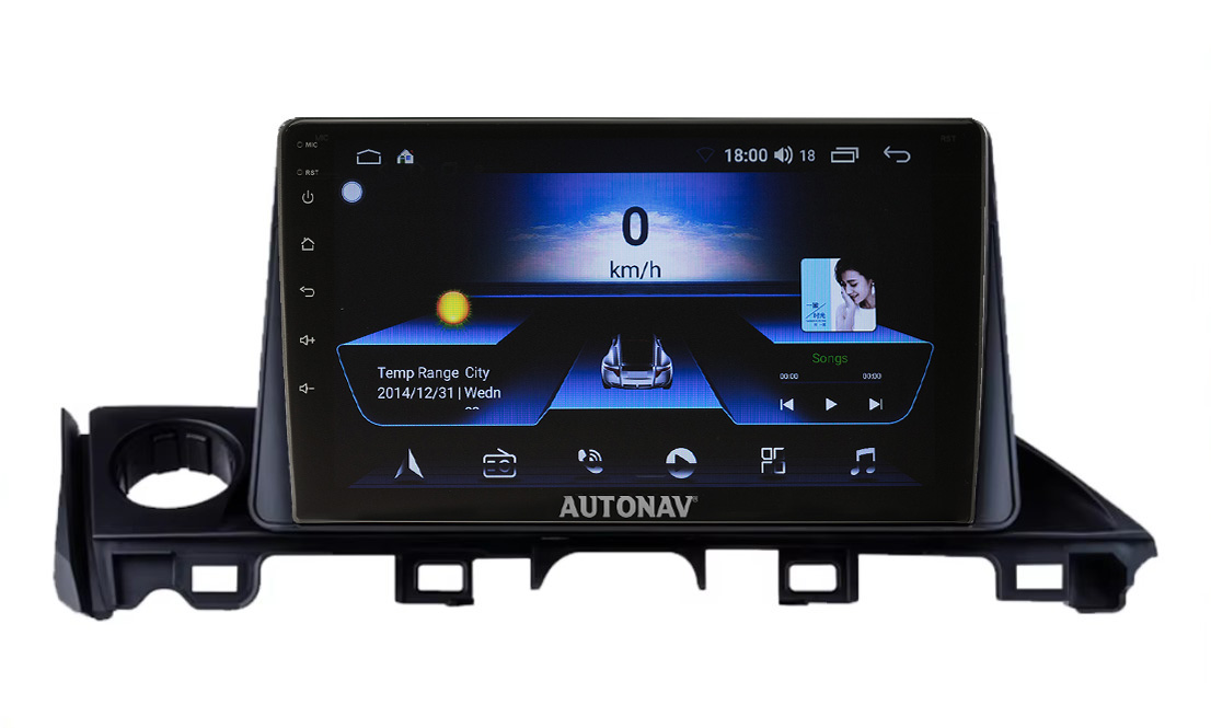Navigatie AUTONAV Android GPS Dedicata Mazda 6 2015-2019, Model Classic, Memorie 64GB Stocare, 2GB DDR3 RAM, Display 9" Full-Touch, WiFi, 2 x USB, Bluetooth, Quad-Core 4 * 1.8GHz, 4 * 50W Audio